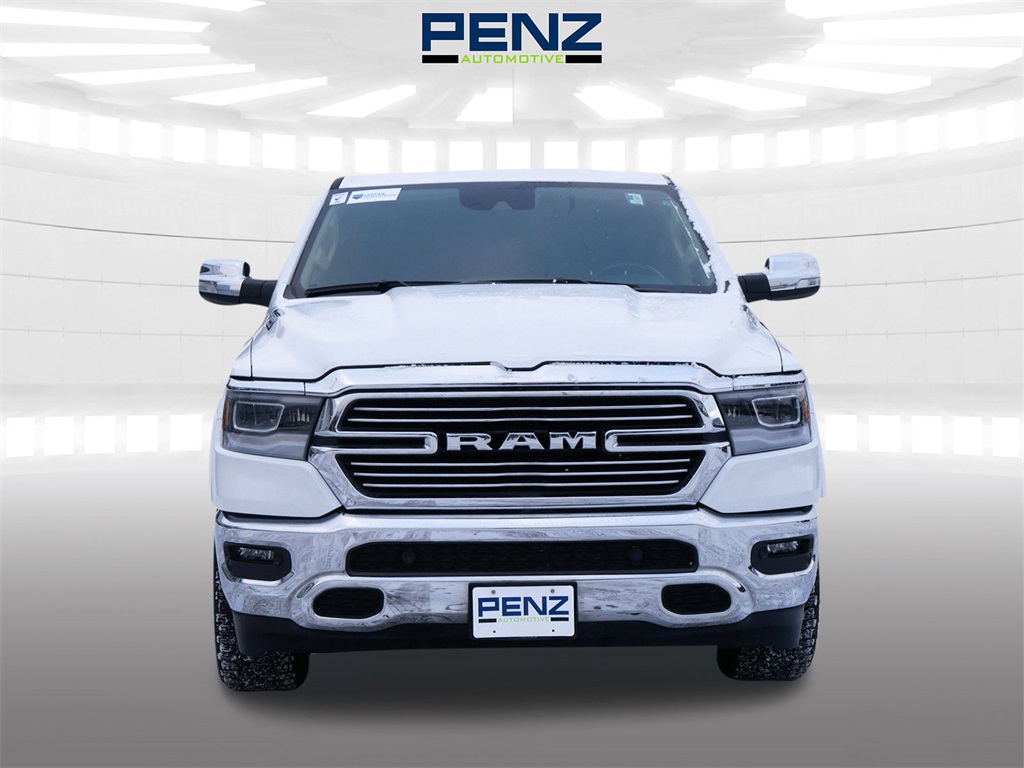 Used 2021 RAM Ram 1500 Pickup Laramie with VIN 1C6SRFJT4MN781907 for sale in Rochester, Minnesota