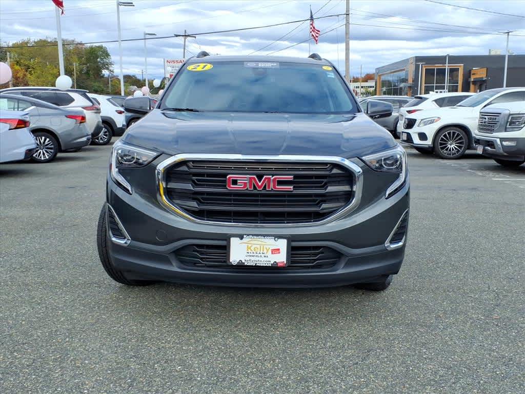 Used 2021 GMC Terrain SLE with VIN 3GKALTEV9ML389798 for sale in Lynnfield, MA