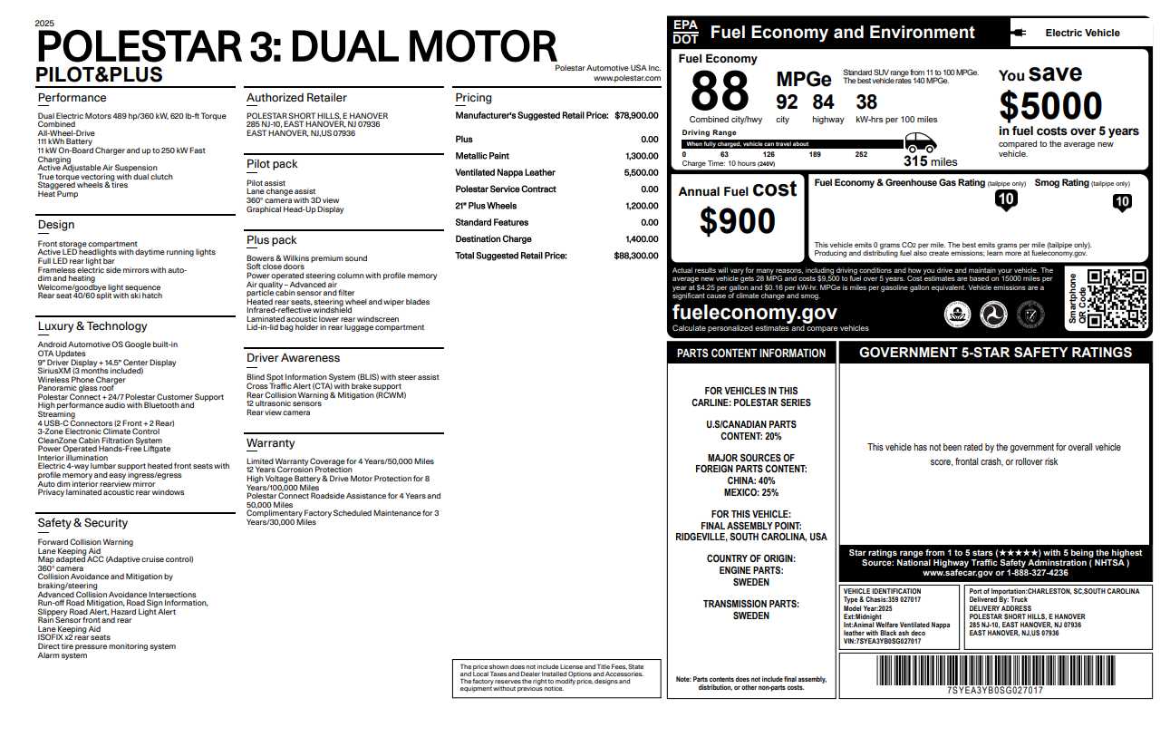 2025 Polestar 3's photo