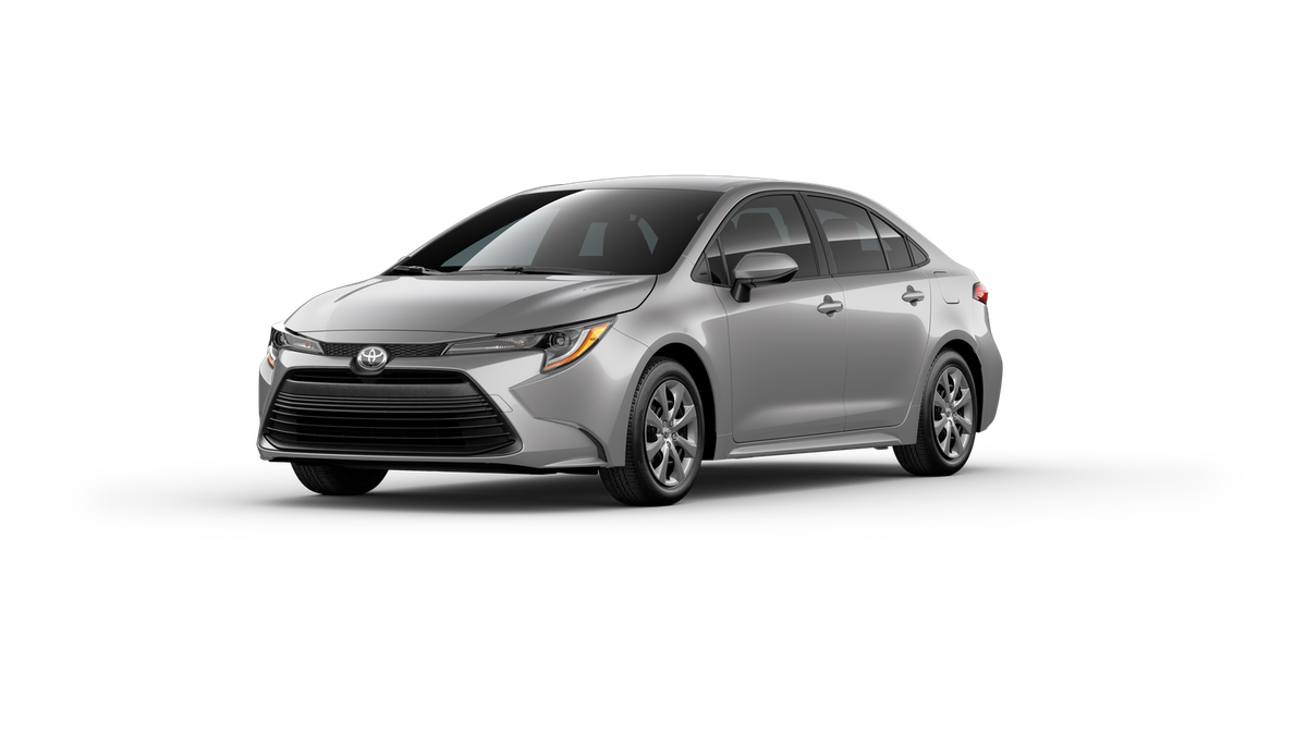 New 2025 Classic Silver Metallic Toyota LE image 1