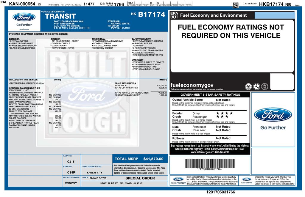 2017 FORD TRANSIT - Image 26