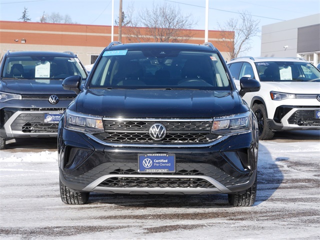 Certified 2023 Volkswagen Taos SE with VIN 3VVNX7B21PM308490 for sale in Inver Grove Heights, Minnesota