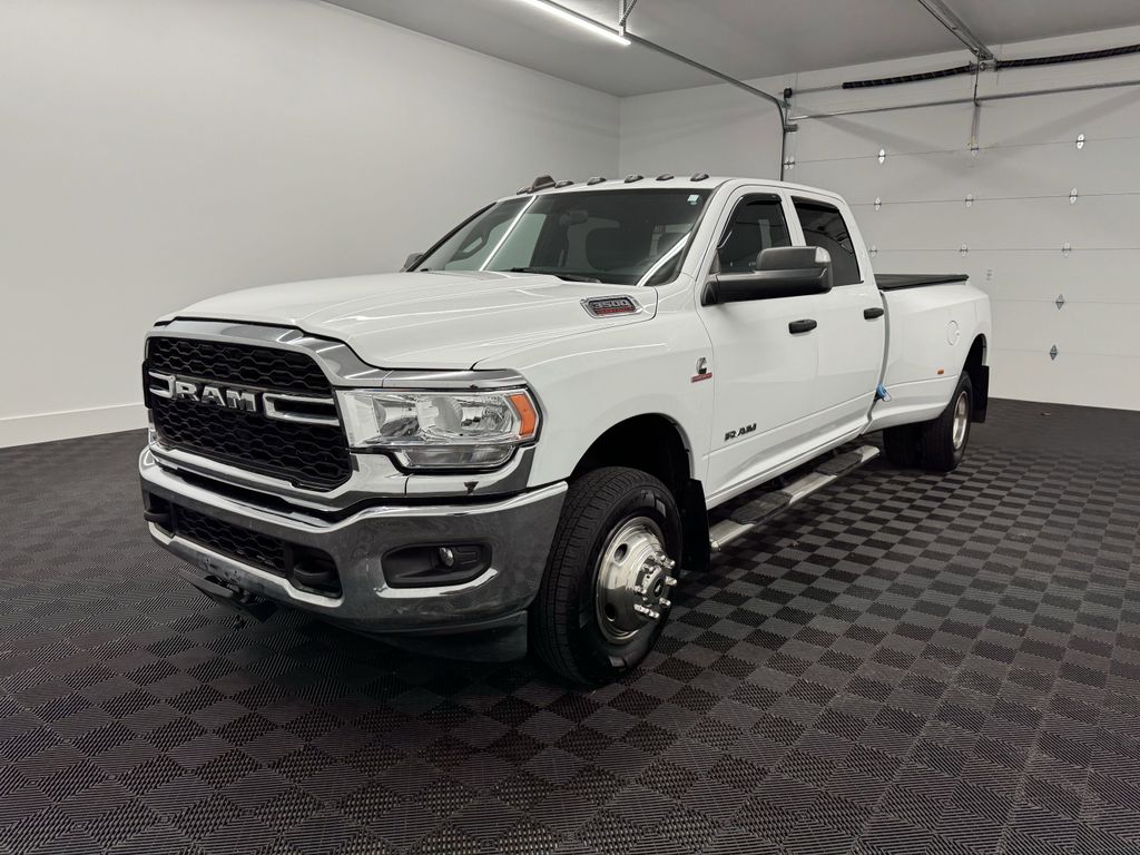 Used 2021 Bright White Clearcoat Ram Tradesman image 1