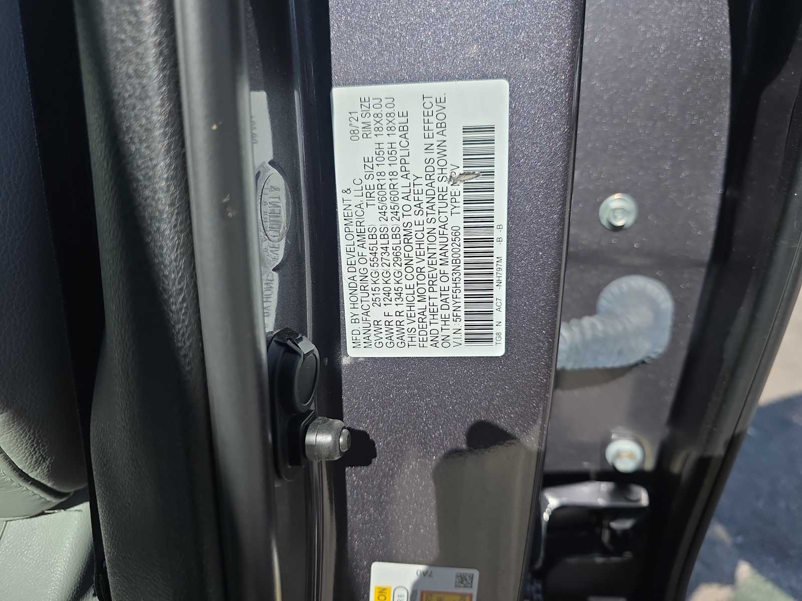 2022 Honda Pilot EX-L photo 38