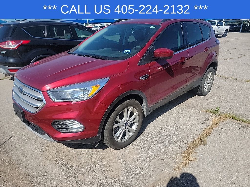Used 2018 Ford Escape SE with VIN 1FMCU9G91JUB49260 for sale in Chickasha, OK