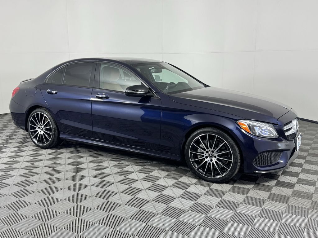 Used 2018 Blue Mercedes-Benz C 300 image 1