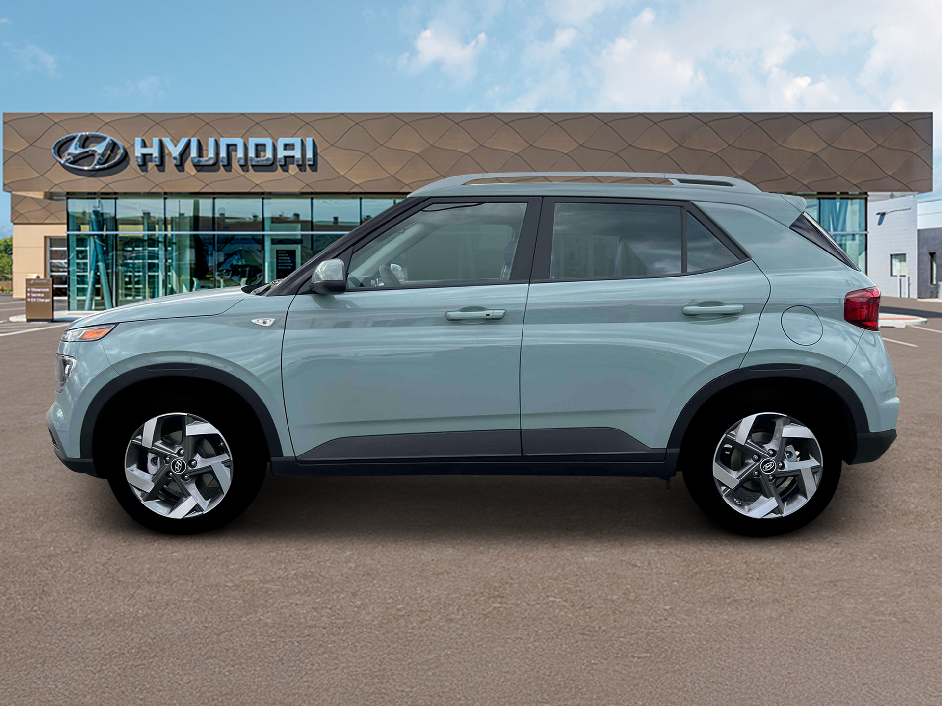 New 2025 Green Hyundai SEL image 3