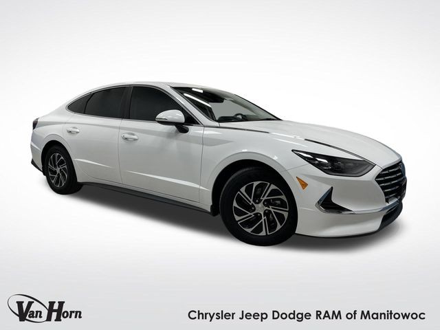 PRE-OWNED 2023 HYUNDAI SONATA HYBRID BLUE