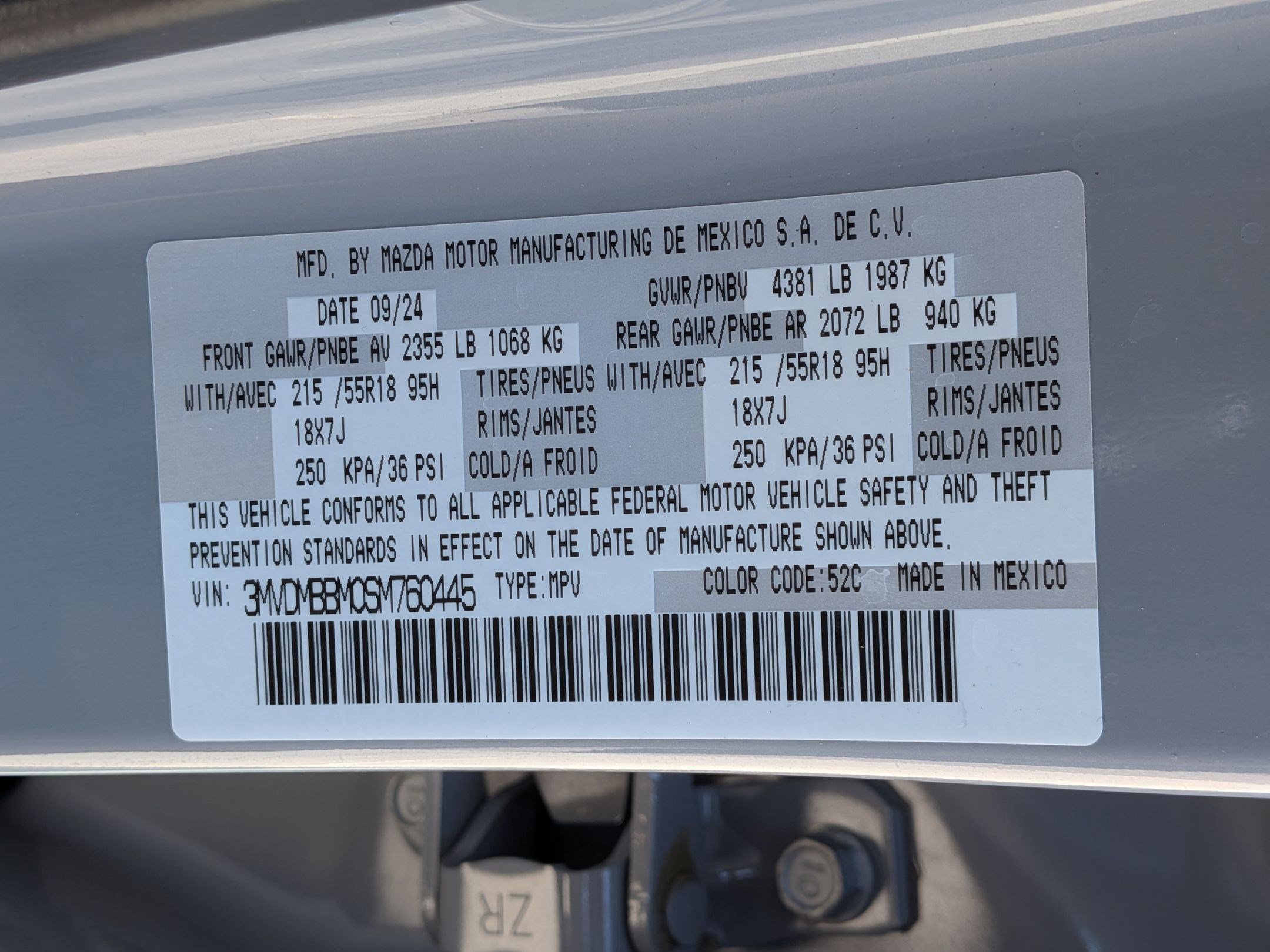 2025 Mazda CX-30 2.5 Select Sport photo 22