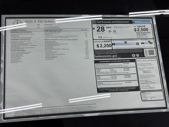 2026 Mercedes Benz E 350 photo 47