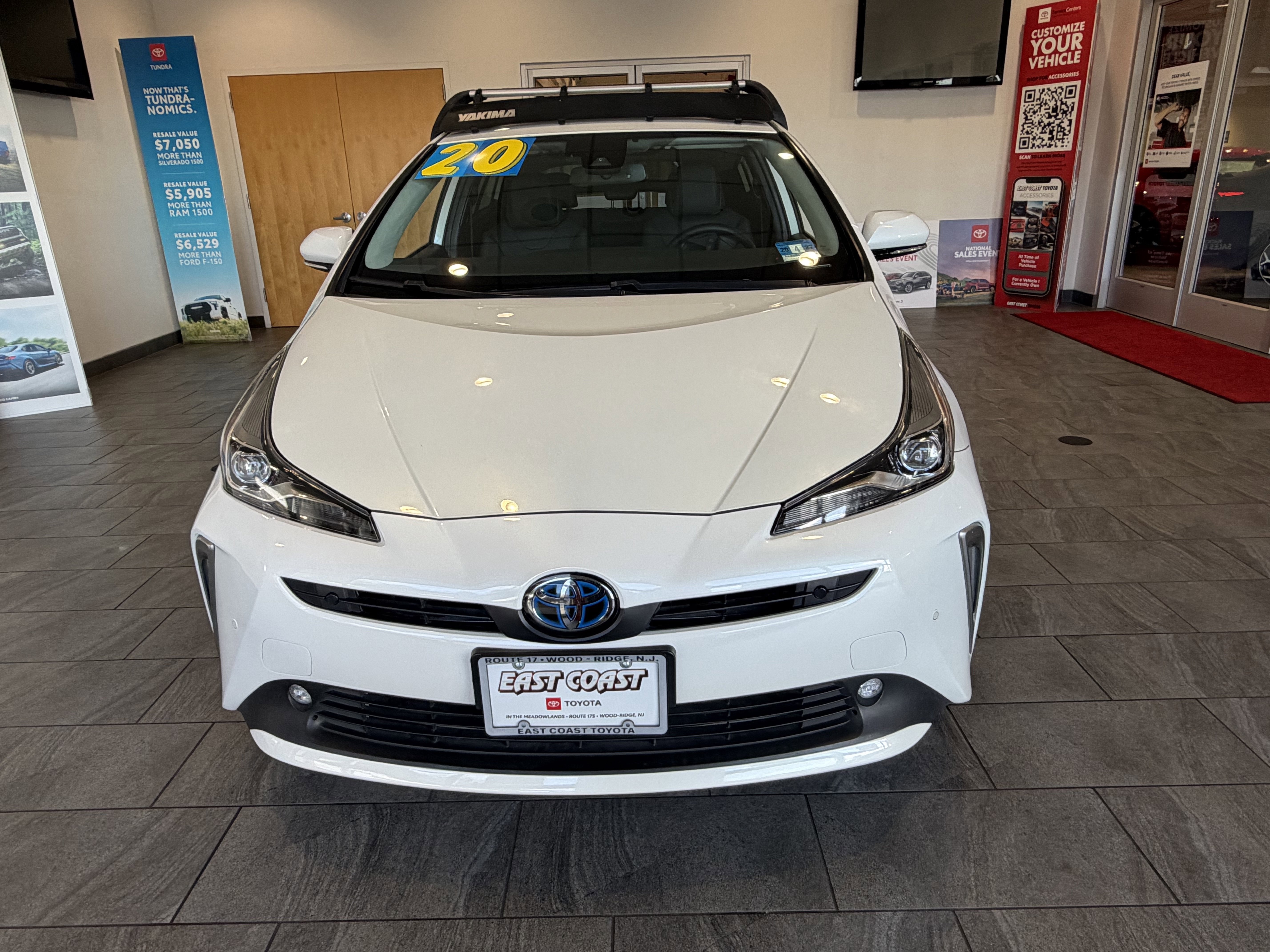 Used 2020 Toyota Prius XLE with VIN JTDL9RFU4L3014018 for sale in Wood-Ridge, NJ