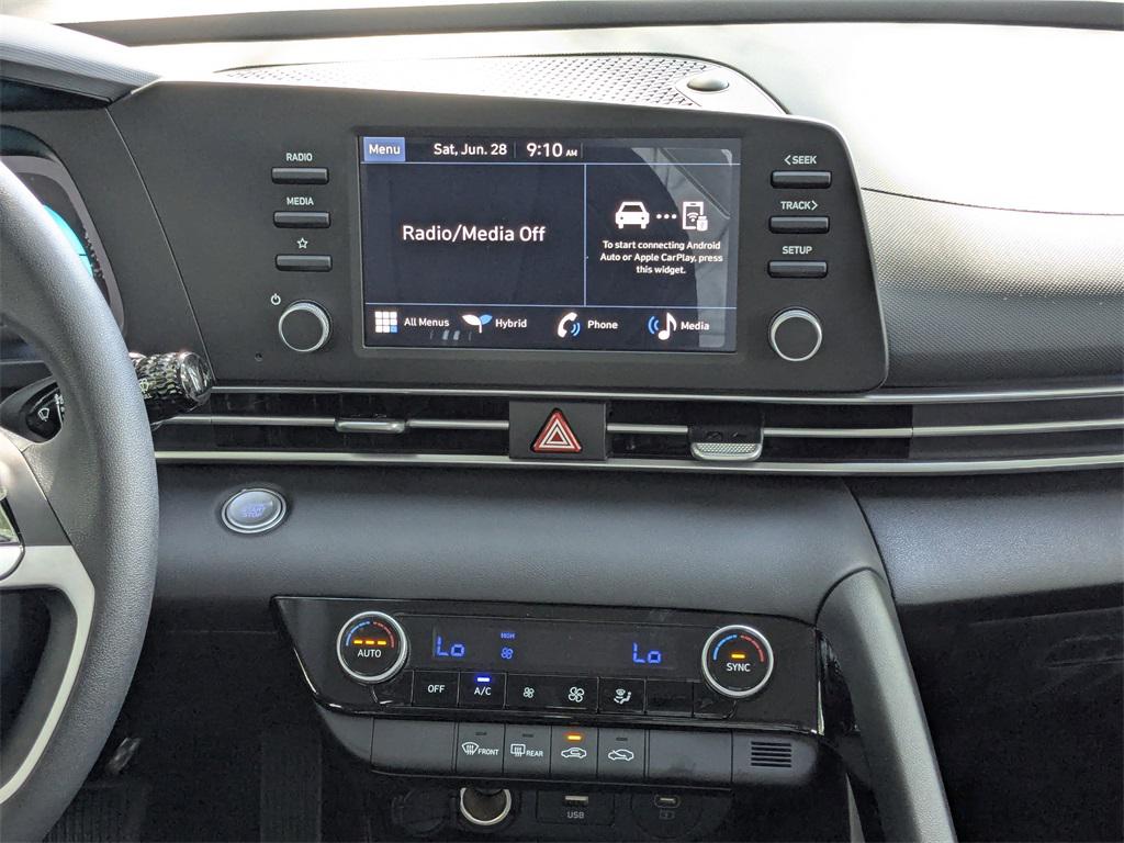 2025 Hyundai Elantra Hybrid Blue photo 3