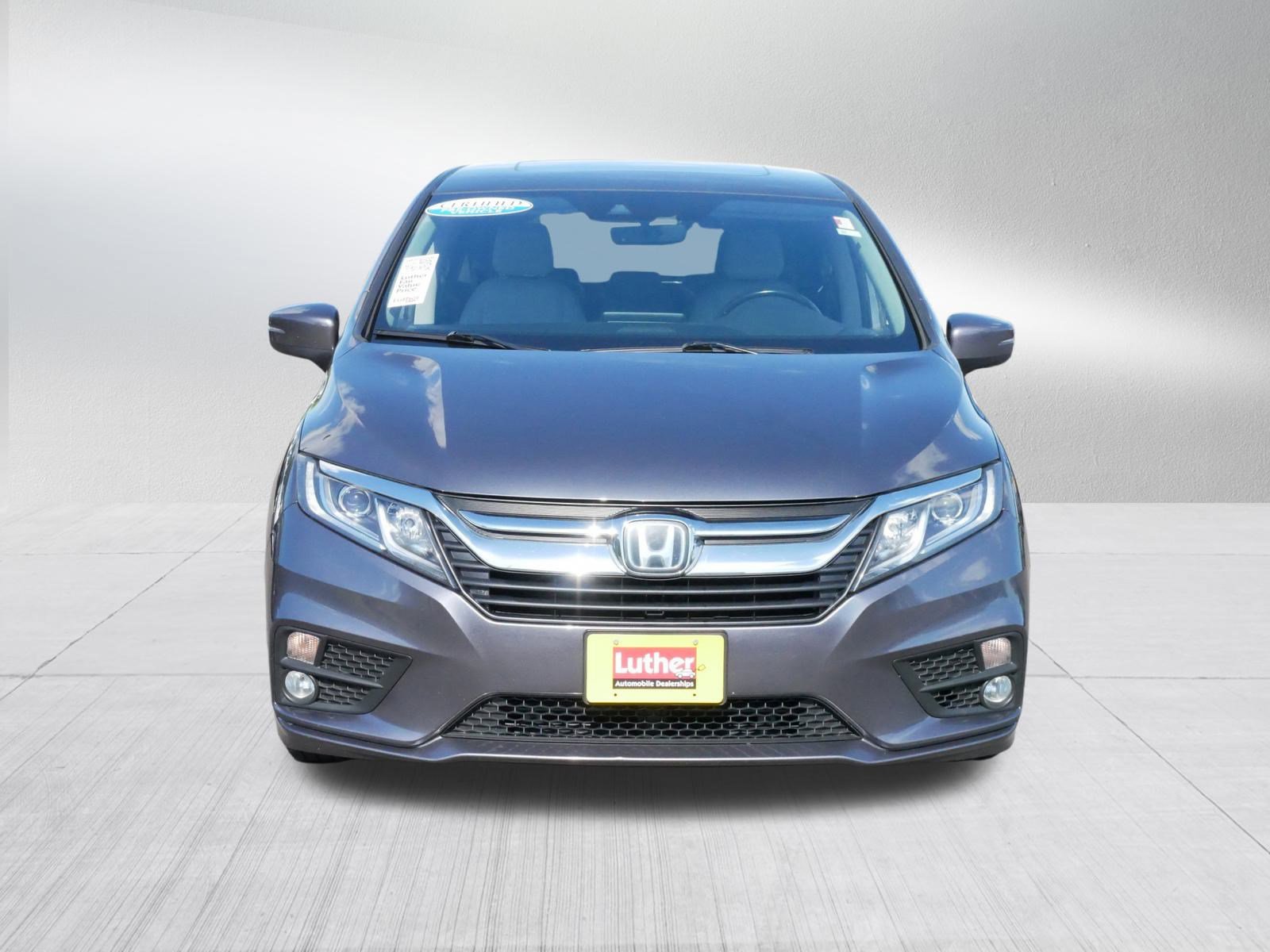 Certified 2018 Honda Odyssey EX-L with VIN 5FNRL6H7XJB061281 for sale in Hopkins, Minnesota