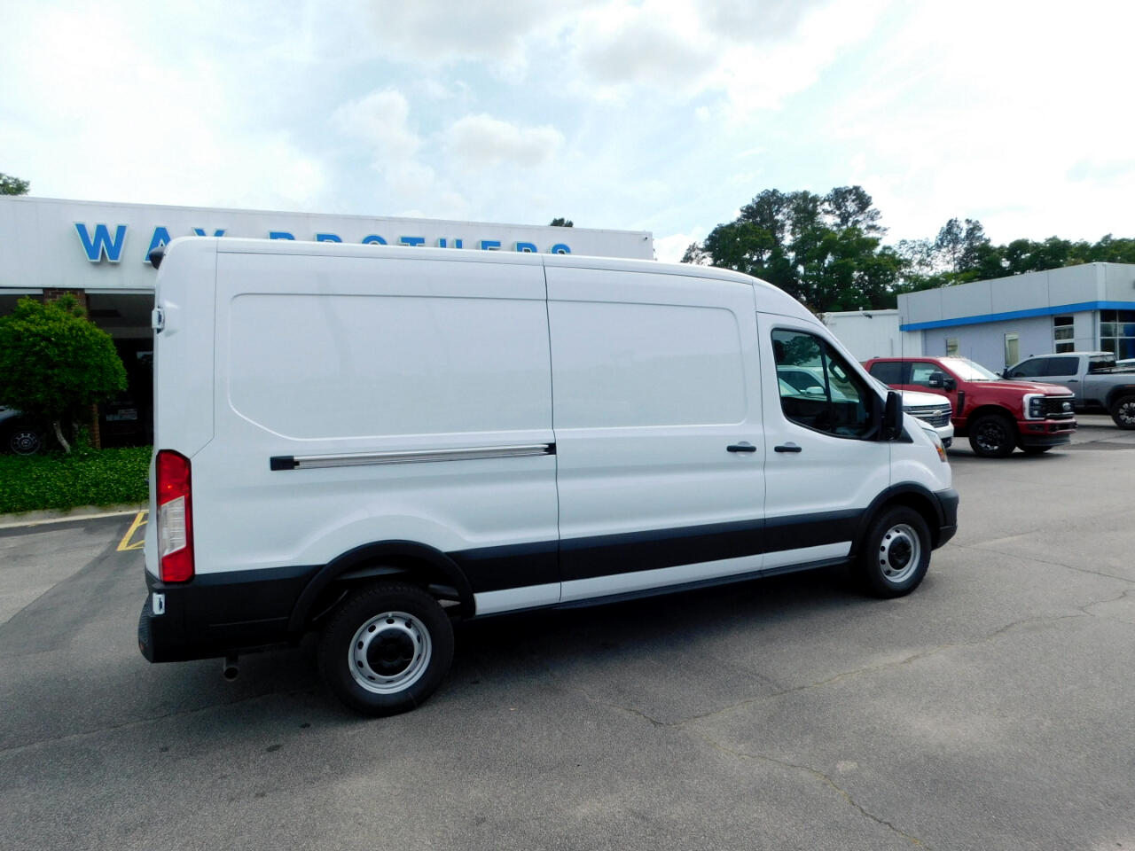 New 2025 Oxford White Ford Cargo Van image 1