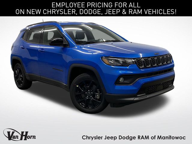 New 2025 Hydro Blue Pearl-Coat Exterior Paint Jeep Latitude image 1