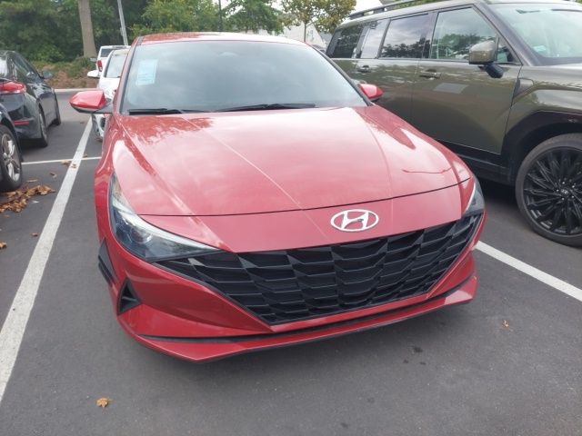 2022 Hyundai Elantra Hybrid Blue photo 2