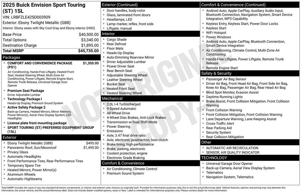 2025 Buick Envision Sport Touring's photo
