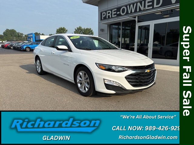 Used 2020 Chevrolet Malibu 1LT with VIN 1G1ZD5ST9LF097306 for sale in Gladwin, MI