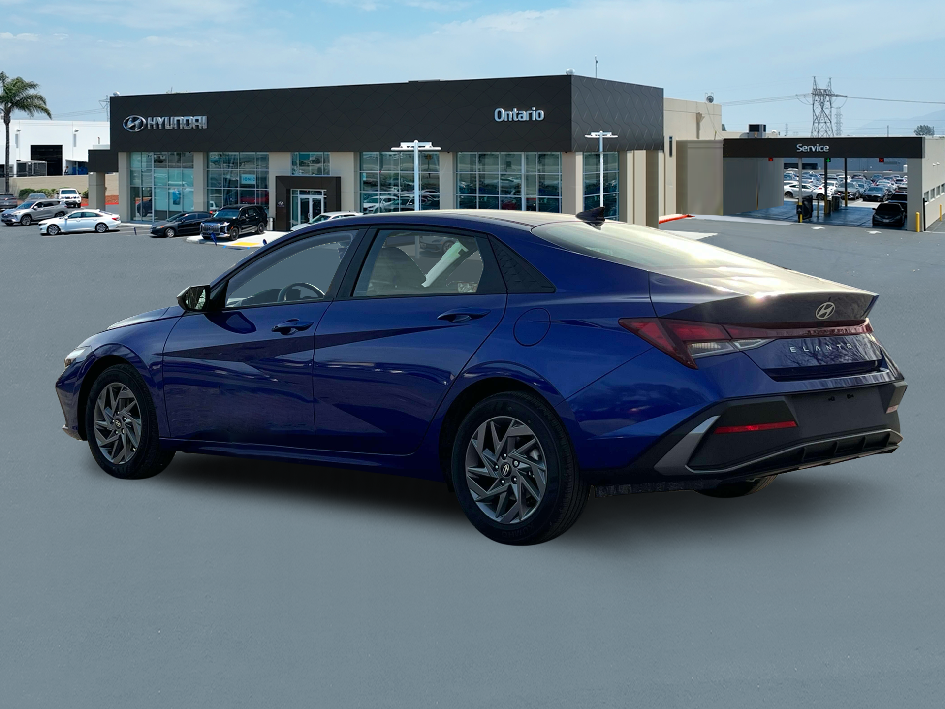 New 2024 Intense Blue Hyundai SEL image 4