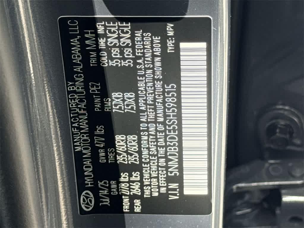 2025 Hyundai Tucson SEL photo 27