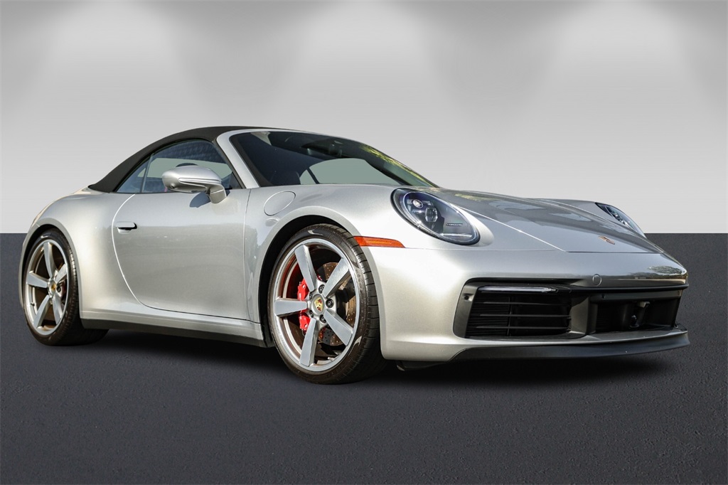 Used 2021 GT Silver Metallic Porsche Carrera S image 9