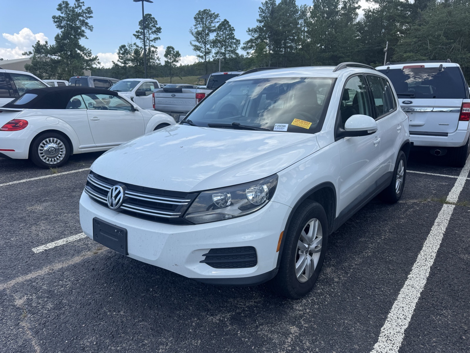 Used 2016 Volkswagen Tiguan S with VIN WVGAV7AXXGW612820 for sale in Beaufort, SC