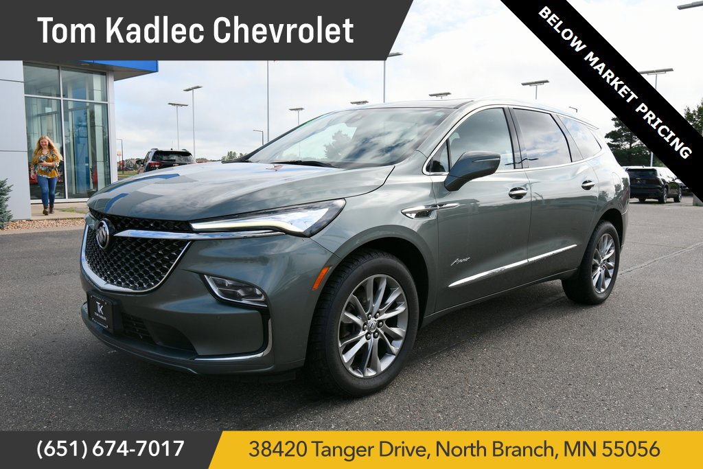 Certified 2023 Buick Enclave Avenir with VIN 5GAEVCKWXPJ205941 for sale in North Branch, Minnesota