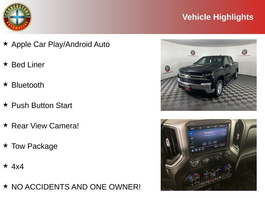 Used 2020 Chevrolet Silverado 1500 LT with VIN 3GCUYDED1LG206845 for sale in Elk River, Minnesota