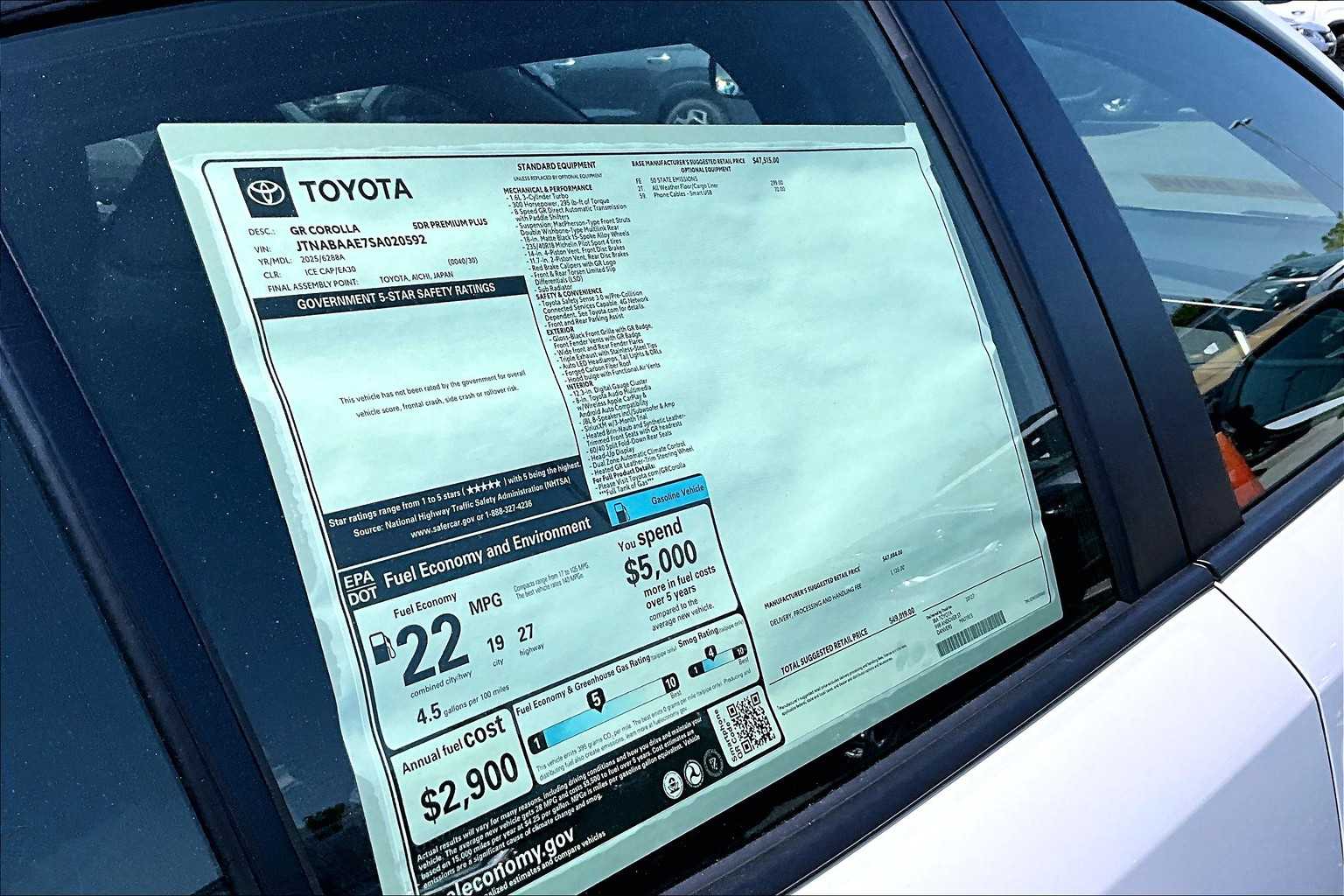 2025 Toyota Corolla GR Premium Plus photo 20