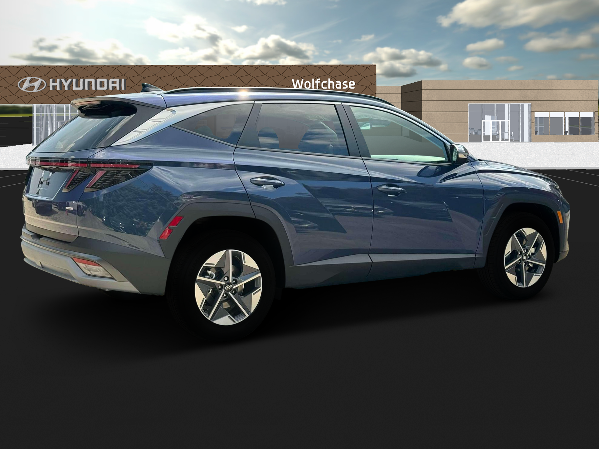 New 2025 Blue Hyundai SEL Convenience AWD image 8