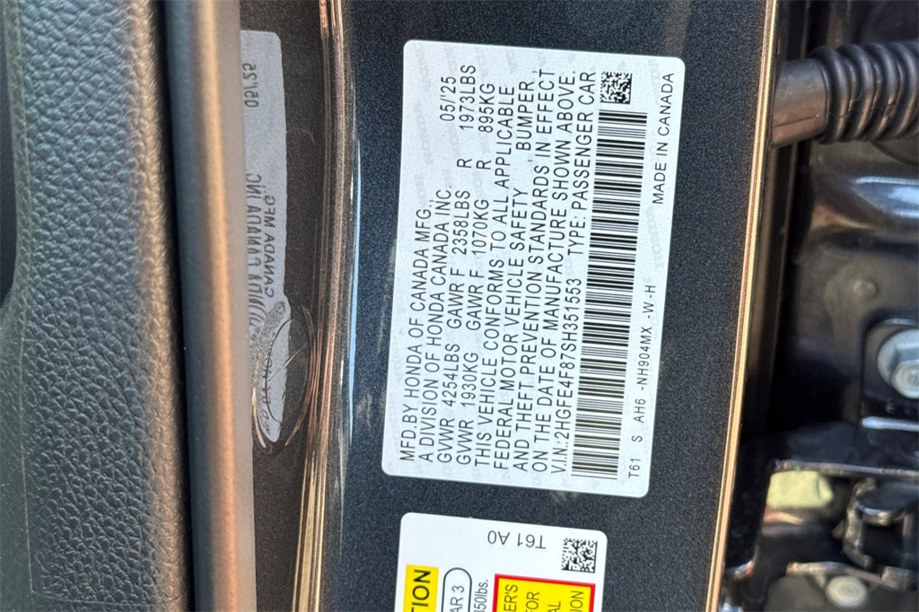 2025 Honda Civic Hybrid Sport photo 25