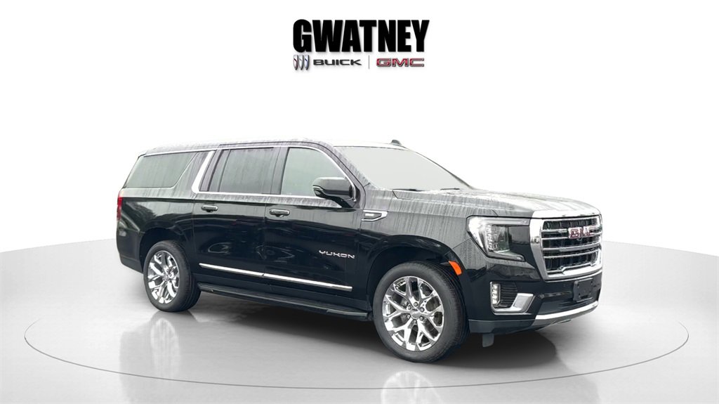 Used 2021 Onyx Black GMC SLT image 1