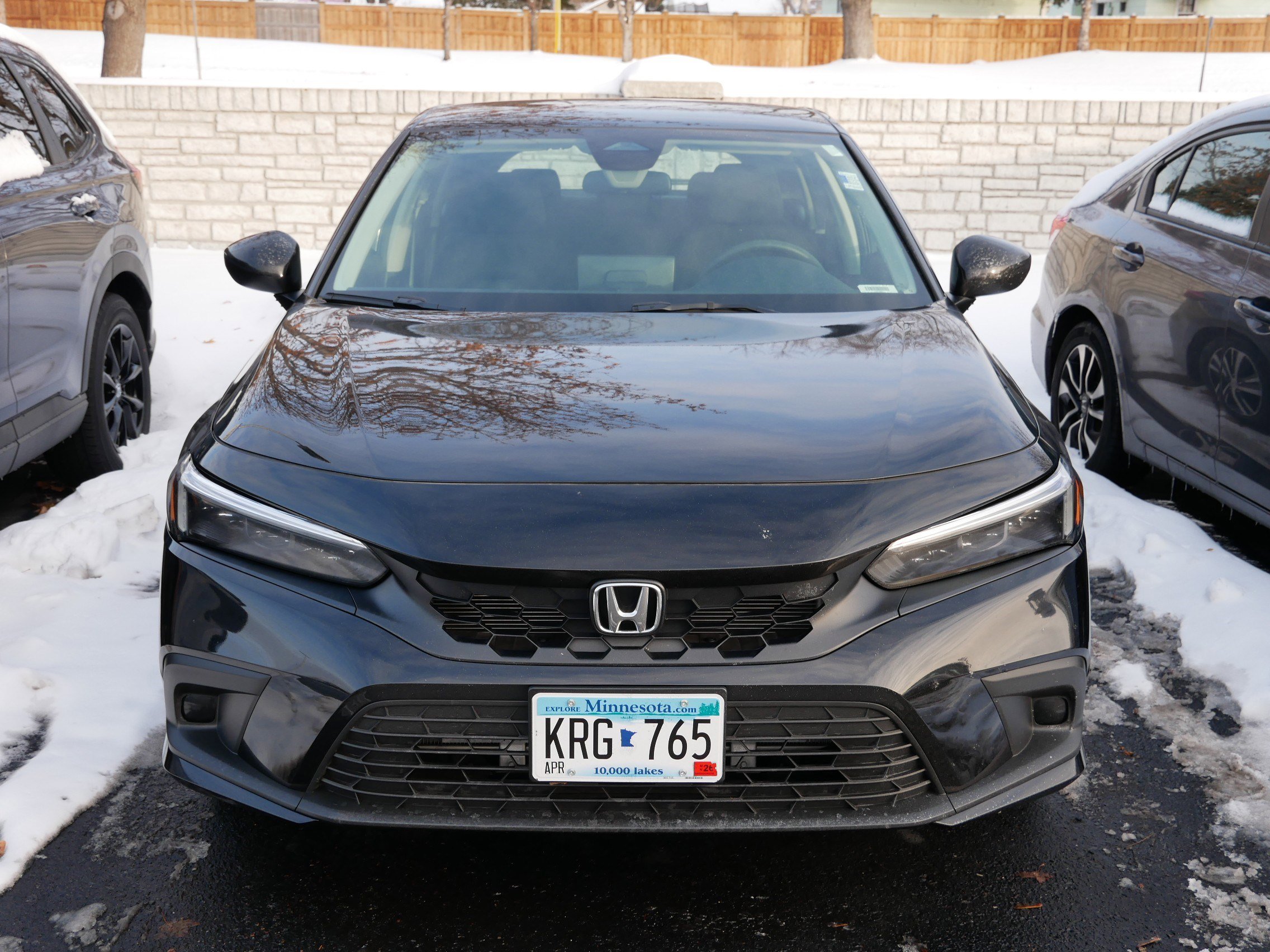 Used 2023 Honda Civic Hatchback LX with VIN 19XFL2H59PE014140 for sale in Brooklyn Center, Minnesota