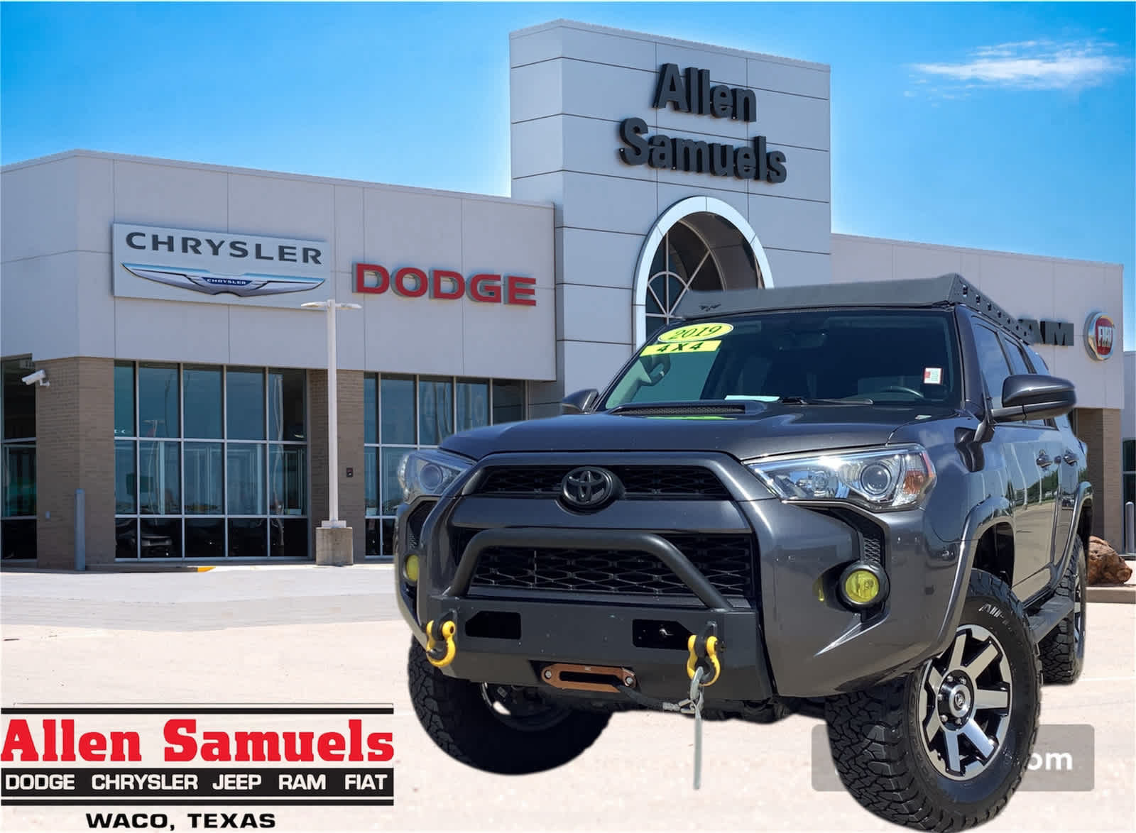PRE-OWNED 2019 TOYOTA 4RUNNER TRD OFF ROAD PREMIUM WITH NAVIGATION & 4WD