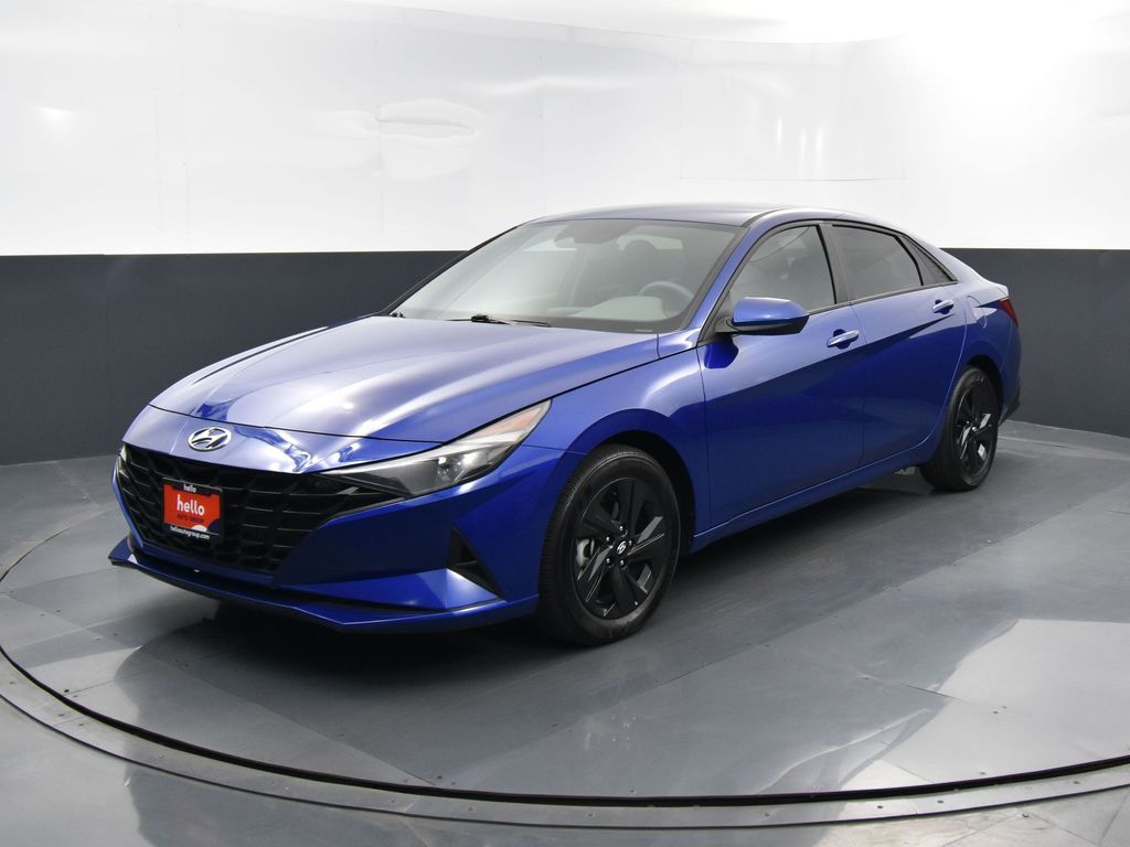 2023 Hyundai Elantra Hybrid Blue photo 3