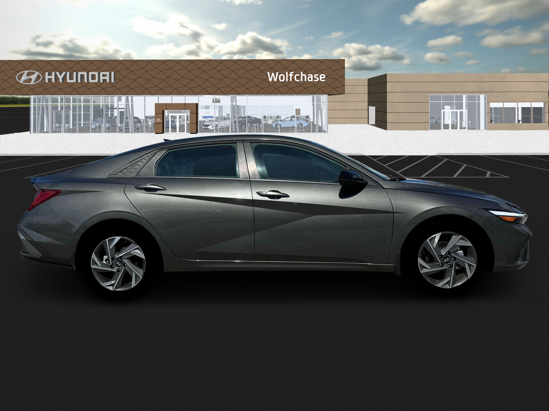 New 2025 Gray Hyundai SEL Sport image 9