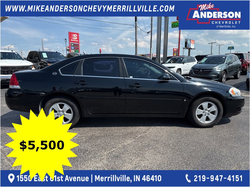 Used 2007 Chevrolet Impala LT with VIN 2G1WT58K379310012 for sale in Merrillville, IN