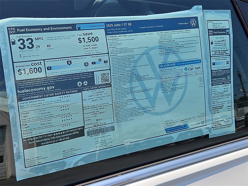 2025 Volkswagen Jetta 1.5T SE photo 10