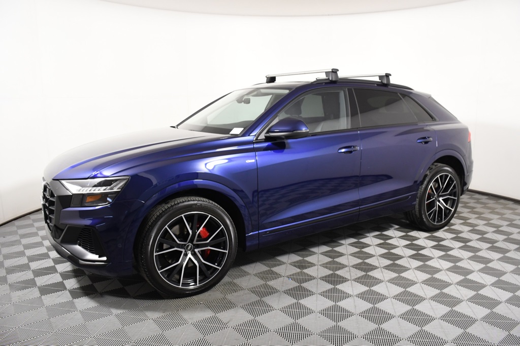 Used 2021 Audi Q8 Premium Plus with VIN WA1EVAF13MD009944 for sale in Richfield, Minnesota