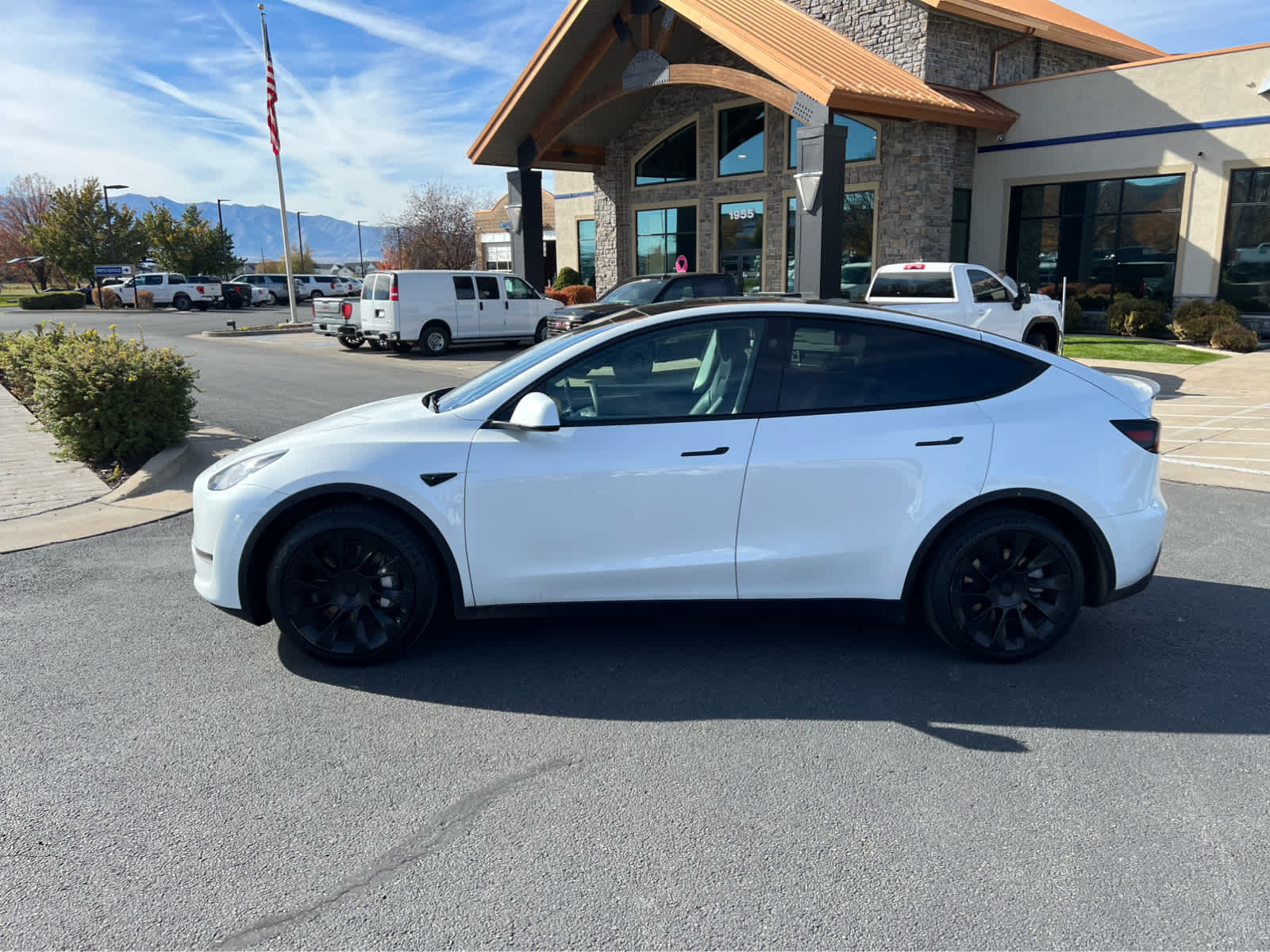 Used 2023 Tesla Model Y Long Range with VIN 7SAYGDEE6PF921552 for sale in Logan, UT