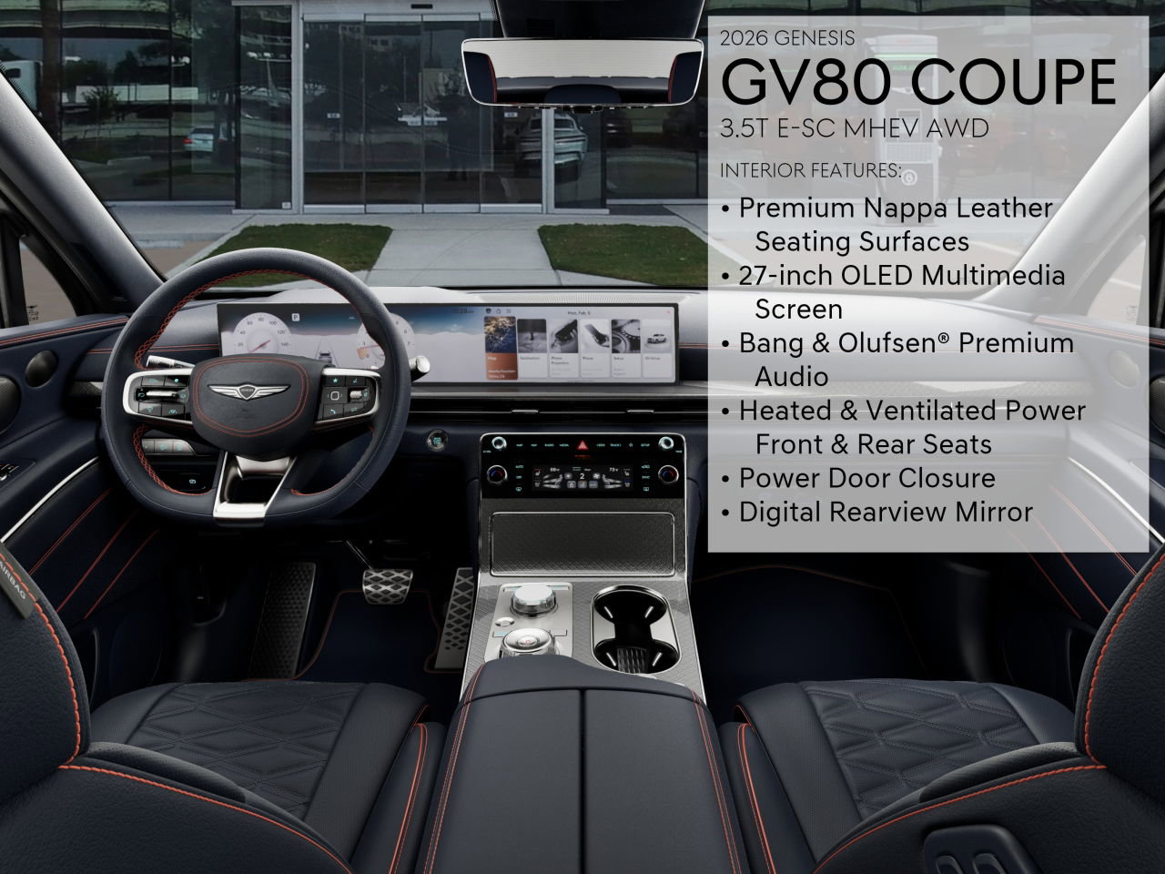 2026 Genesis GV80 Coupe 3.5T photo 13