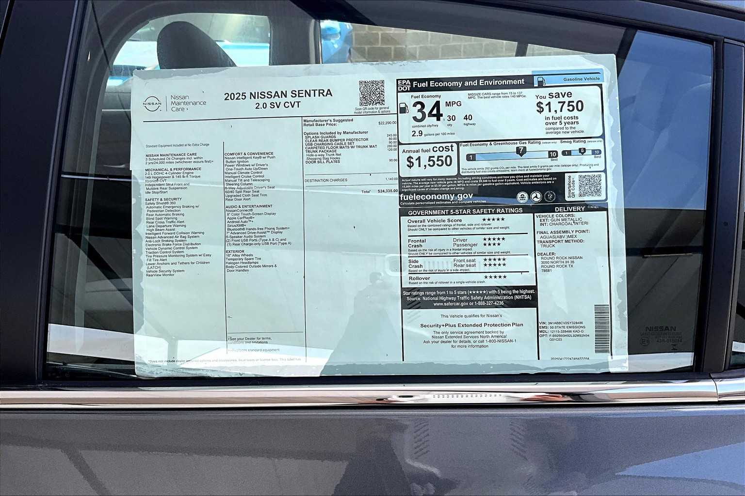 2025 Nissan Sentra SV photo 18