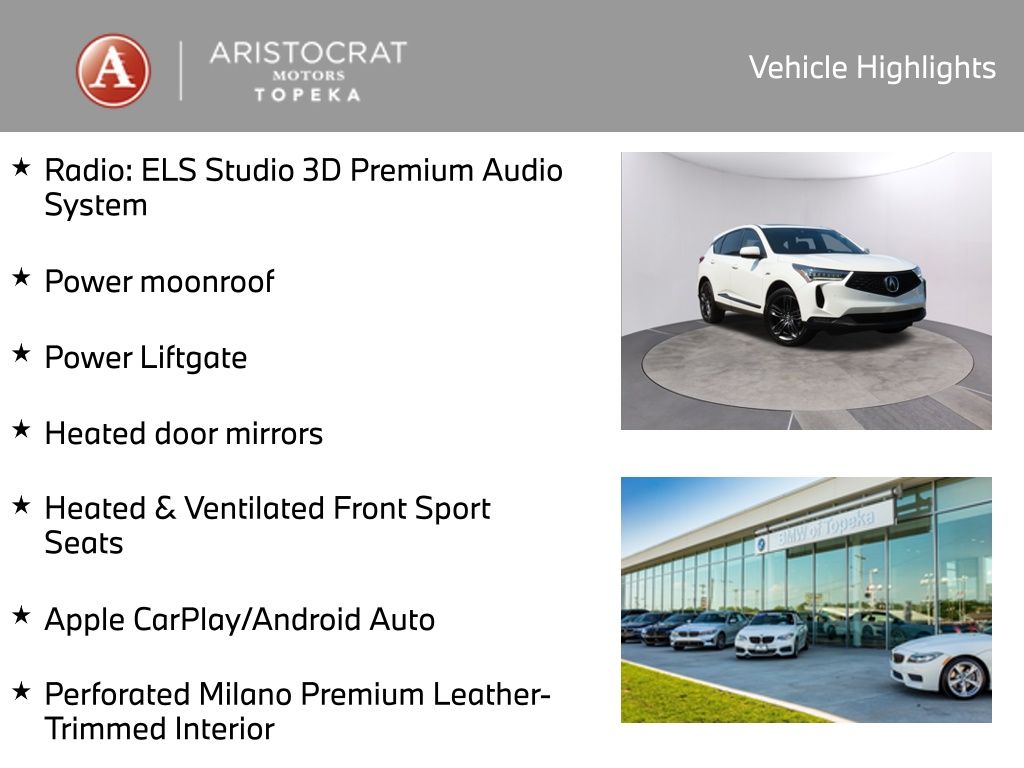 Used 2022 Acura RDX A-Spec Package with VIN 5J8TC1H65NL001204 for sale in Kansas City