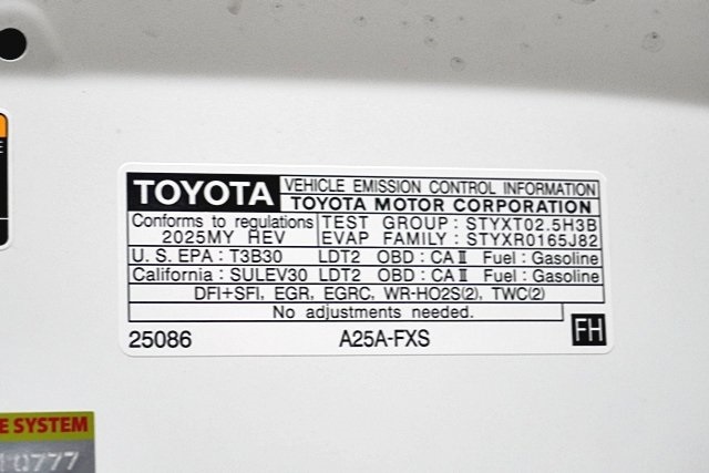 Used 2025 White Toyota LE image 33