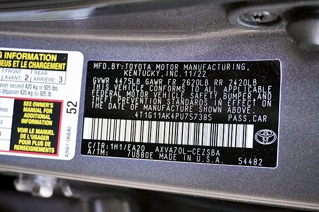 Used 2023 Gray Toyota SE image 29