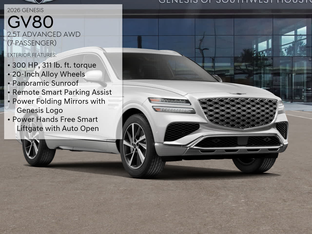 2026 Genesis GV80 2.5T Advanced photo 3