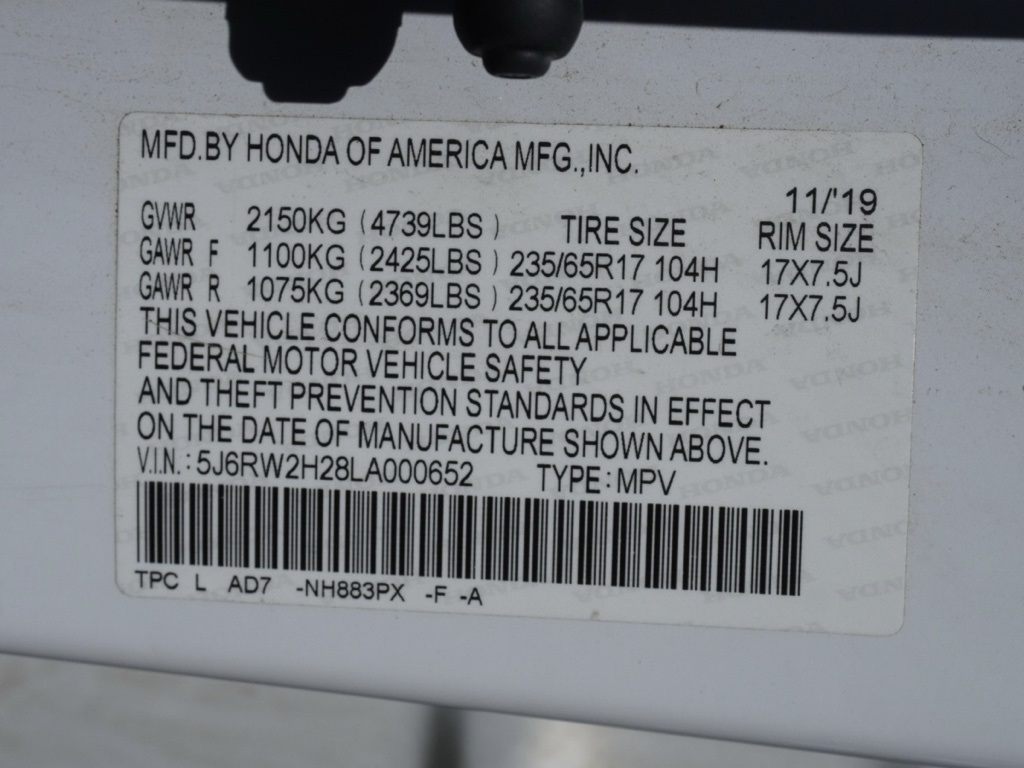 2020 Honda CR-V LX photo 16
