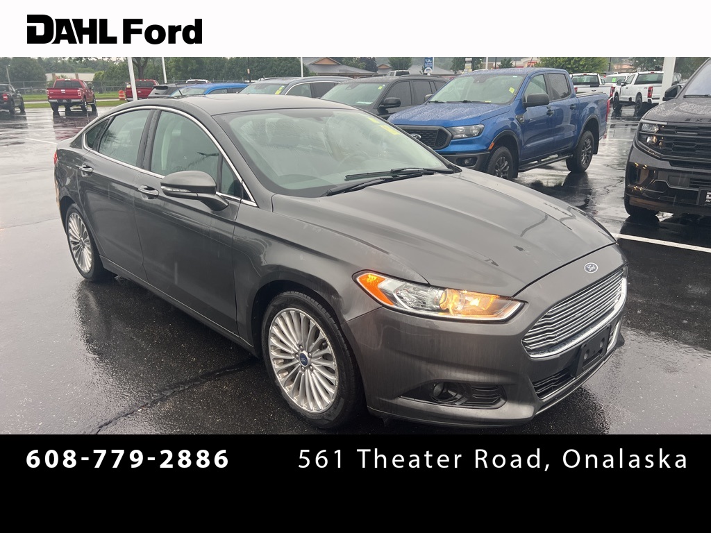 Used 2016 Ford Fusion Titanium with VIN 3FA6P0D97GR309236 for sale in Onalaska, WI