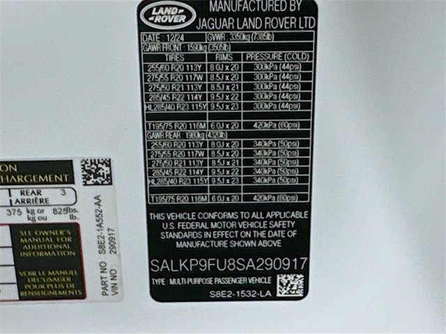 2025 Land Rover Range Rover SE photo 32