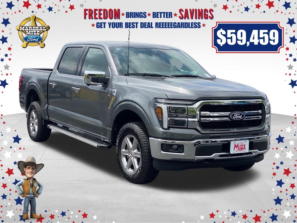 New 2025 Carbonized Gray Metallic Ford Lariat image 1
